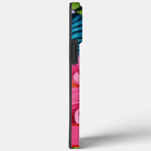 Gepersonaliseerde Waterverf tropische zomerbloemen Case-Mate iPhone Case (Achterkant / Rechts)