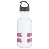 Gepersonaliseerde Waterverf Waterfles (Achterkant)