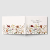 Gepersonaliseerde Waterverf Wildflower  Bloemen Gastenboek (Volledig)