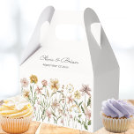 Gepersonaliseerde Waterverf Wildflower Meadow Flor Bedankdoosjes<br><div class="desc">Introductie van onze gepersonaliseerde Waterverf Wildflower Meadow-fastboxen. Met waterverf illustratie van wilde bloementuin illustratie. Geschikt als cadeau voor bruiloft en natuur thema gelegenheden.</div>