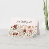 Gepersonaliseerde Waterverf  Wildflower Meadow Kaart (Voorkant)