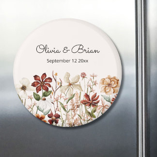 Gepersonaliseerde Waterverf  Wildflower Meadow Magneet