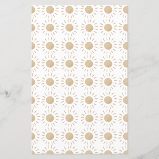 Gepersonaliseerde Waterverf Yellow Sunshine Baby B (Achterkant)