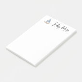 GEPERSONALISEERDE WATERVERF ZEILBOOT Post-it notit Post-it® Notes (Schuin)