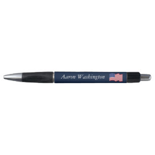 Gepersonaliseerde Waving American Flag Pennen Gift