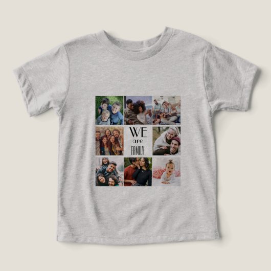 Gepersonaliseerde "We Are Family" foto template (Design voorkant)