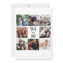 Gepersonaliseerde "We Are Family" foto template