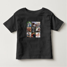 Gepersonaliseerde "We Are Family" foto template Kinder Shirts