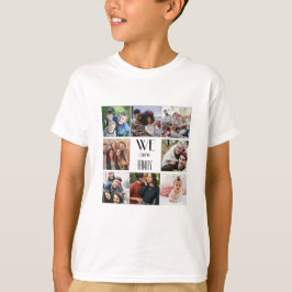 Gepersonaliseerde "We Are Family" foto template T-shirt