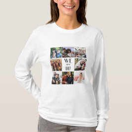 Gepersonaliseerde "We Are Family" foto template T-shirt
