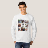 Gepersonaliseerde "We Are Family" foto template T-shirt (Voorkant volledig)
