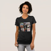 Gepersonaliseerde "We Are Family" foto template T-shirt (Voorkant volledig)