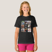 Gepersonaliseerde "We Are Family" foto template T-shirt (Voorkant volledig)