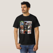 Gepersonaliseerde "We Are Family" foto template T-shirt (Voorkant volledig)