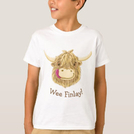 Gepersonaliseerde We Hamish Highland Cow T-shirt
