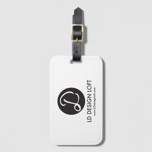 Gepersonaliseerde website Voeg hier uw Logo eenvou Bagagelabel (Voorkant (verticaal))