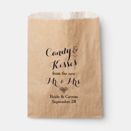 Gepersonaliseerde Weddenschap Popcorn of Snoep Bar Bedankzakje