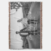 Gepersonaliseerde Wedding Blanket Custom Photo Gif Deken (Voorkant Verticaal)