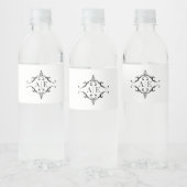 Gepersonaliseerde Wedding & Event Favoriet Wraps Waterfles Etiket (Flessen)