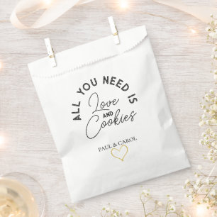 Gepersonaliseerde Wedding Favoriet Tassen Cookies Bedankzakje