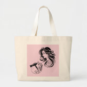 Gepersonaliseerde Wedding Hair Stylist Canvas tas (Voorkant)