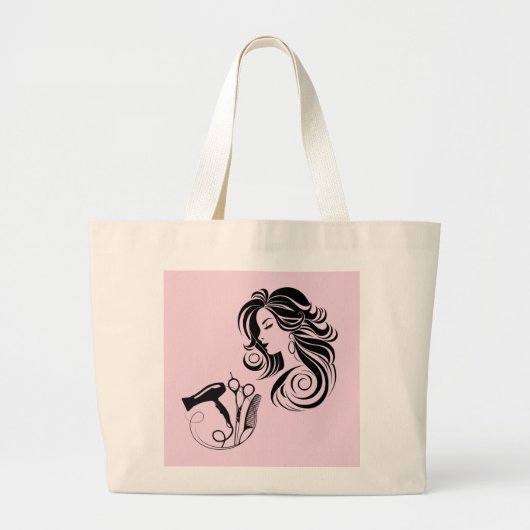 Gepersonaliseerde Wedding Hair Stylist Canvas tas (Voorkant)