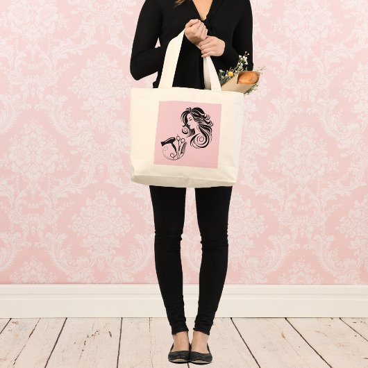 Gepersonaliseerde Wedding Hair Stylist Canvas tas