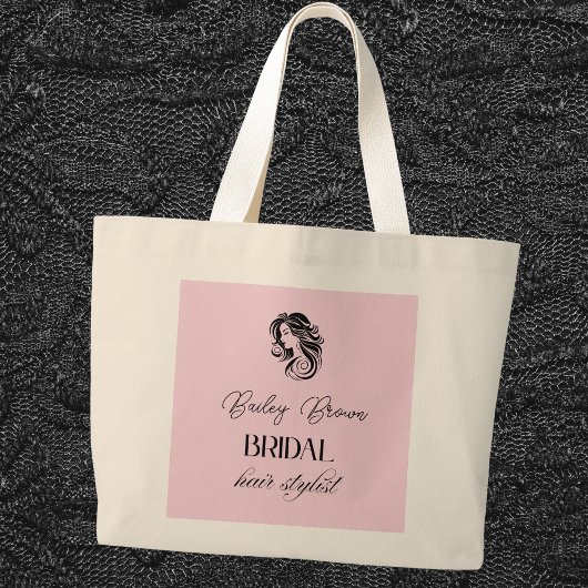 Gepersonaliseerde Wedding Hair Stylist Canvas tas