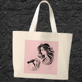 Gepersonaliseerde Wedding Hair Stylist Canvas tas