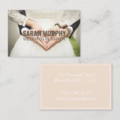Gepersonaliseerde "Wedding Planner" (UK/Euro) Visitekaartje (Voorkant / Achterkant)