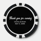 Gepersonaliseerde Wedding Poker Chip Favoriet Beda (Voorkant)