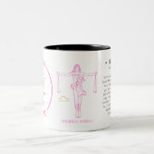 Gepersonaliseerde Weegschaal Zodiac 11 oz Koffie M Tweekleurige Koffiemok (Center)