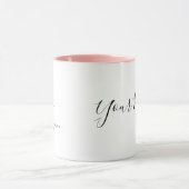 Gepersonaliseerde Weegschaal Zodiac teken Naam en  Mok (Midden)