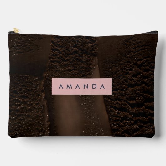 Gepersonaliseerde Weelderige Donkere Chocolade Etui (Voorkant)