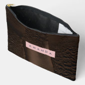Gepersonaliseerde Weelderige Donkere Chocolade Etui (Open)