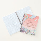 Gepersonaliseerde "Wees een zeemeermin" Pastel Gli Notitieboek (Binnen)