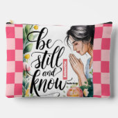Gepersonaliseerde Wees stil en ken Christelijke vr Etui (Voorkant)