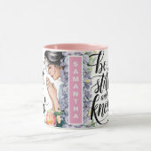 Gepersonaliseerde Wees stil en ken Christelijke vr Mok (Midden)