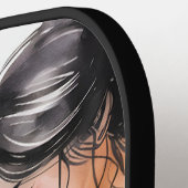 Gepersonaliseerde Wees stil en ken Christelijke vr Pickleball Paddle (Links Detail)