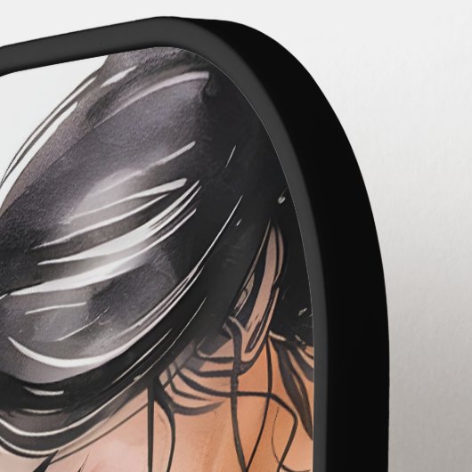 Gepersonaliseerde Wees stil en ken Christelijke vr Pickleball Paddle (Links Detail)