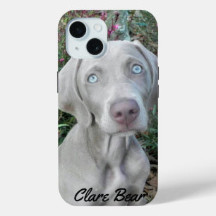 Gepersonaliseerde Weimaraner Hond - Brooklyn's Gar iPhone 15 Case
