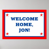 Gepersonaliseerde Welkom Home Poster (Voorkant)