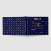 Gepersonaliseerde WELKOM LIEFDE VREUGDE VREDE Jood Gastenboek (Volledig)