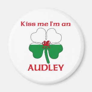 Gepersonaliseerde Welsh Kiss Ik ben Audley Magneet