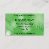 Gepersonaliseerde wens Leeuw Visitekaartje (Achterkant)