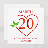 Gepersonaliseerde wensen Internationale Dag van Ge Feestdagenkaart (Voorkant / Achterkant)