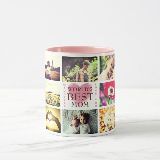 Gepersonaliseerde wereld het beste wat ik van je h mok (Midden)