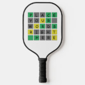 Gepersonaliseerde Wereld Pickleball, Moederdag Pickleball Paddle (Voorkant)