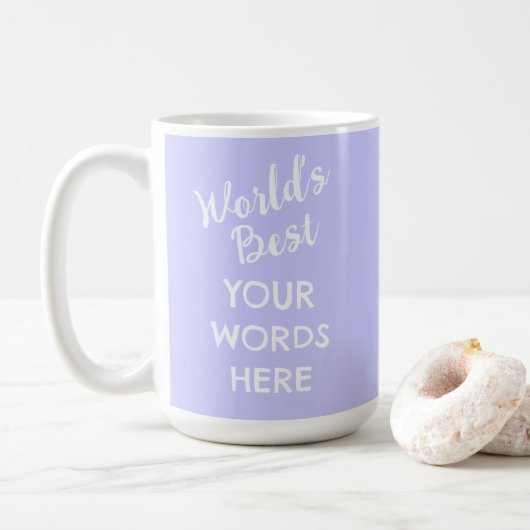 Gepersonaliseerde wereld's beste maagdenpalm koffiemok (Met donut)