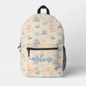 Gepersonaliseerde werkrugzak voor verpleegkundigen bedrukte rugzak (Voorkant)